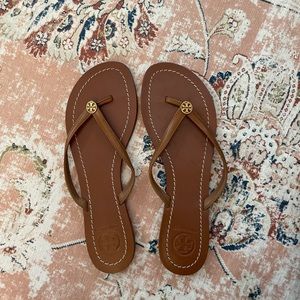 Tory Burch brown leather sandals size 7.5